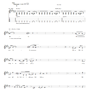 Led Zeppelin Bring It On Home Musik Noten - Guitar Tab - 69433-0