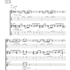 Led Zeppelin Dancing Days Musik Noten - Guitar Tab - 115196-0
