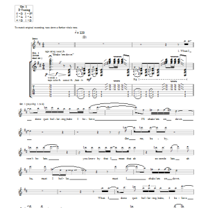 Led Zeppelin Hats Off To (Roy) Harper Musik Noten - Guitar Tab - 115206-0