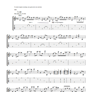 Led Zeppelin No Quarter Musik Noten - Guitar Tab - 44335-0
