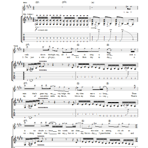 Led Zeppelin Out On The Tiles Musik Noten - Guitar Tab - 115229-0