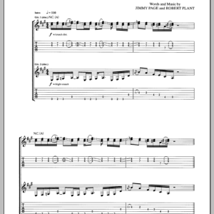 Led Zeppelin Royal Orleans Musik Noten - Guitar Tab - 152468-0