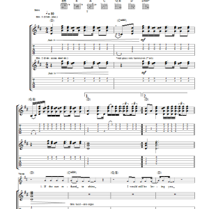 Led Zeppelin Thank You Musik Noten - Guitar Tab - 115244-0