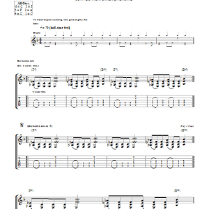Led Zeppelin When The Levee Breaks Musik Noten - Guitar Tab - 44267-0