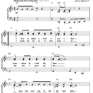 Lee Roy Abernathy Movin' Up To Gloryland Musik Noten - Easy Piano - 77843-0