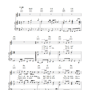 Lemar It's Not That Easy Musik Noten - Piano, Vocal & Guitar Chords - 36471-0