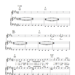 Lemar The Way Love Goes Musik Noten - Piano, Vocal & Guitar Chords - 101498-0