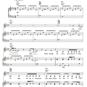 Lemonade Mouth (Movie) Breakthrough Musik Noten - Piano, Vocal & Guitar Chords - 85254-0