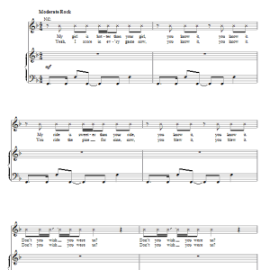 Lemonade Mouth (Movie) Don't Ya Wish U Were Us? Musik Noten - Piano, Vocal & Guitar Chords - 85253-0