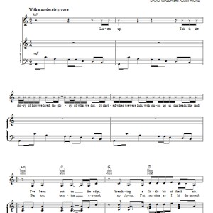 Lemonade Mouth (Movie) Livin' On A High Wire Musik Noten - Piano, Vocal & Guitar Chords - 85255-0