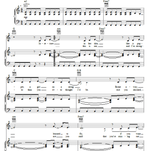 Lemonade Mouth (Movie) She's So Gone Musik Noten - Piano, Vocal & Guitar Chords - 85250-0