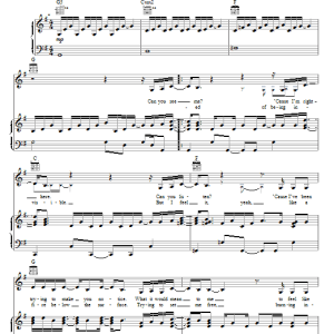 Lemonade Mouth (Movie) Somebody Musik Noten - Piano, Vocal & Guitar Chords - 85234-0