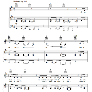Lemonade Mouth (Movie) Turn Up The Music Musik Noten - Piano, Vocal & Guitar Chords - 85252-0