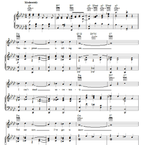 Lena Horne Love Me Or Leave Me Musik Noten - Piano, Vocal & Guitar Chords - 71883-0