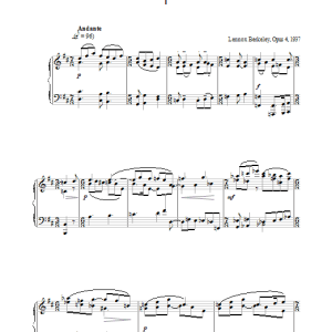 Lennox Berkeley Five Short Pieces, No. 1, Op. 4 Musik Noten - Piano Solo - 32844-0