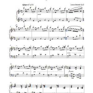 Lennox Berkeley Prelude No. 5 (from Six Preludes) Musik Noten - Piano Solo - 38661-0
