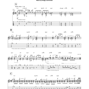 Lenny Breau Georgia On My Mind Musik Noten - Guitar Tab - 162725-0
