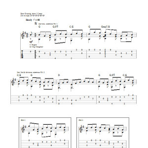 Leo Kottke Jesu, Joy Of Man's Desiring Musik Noten - Guitar Tab - 77792-0
