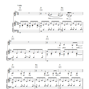 Leona Lewis I Got You Musik Noten - Piano, Vocal & Guitar Chords - 49758-0