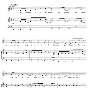 Leona Lewis Misses Glass Musik Noten - Piano, Vocal & Guitar Chords - 65100-0