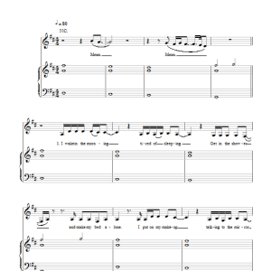 Leona Lewis My Hands Musik Noten - Piano, Vocal & Guitar Chords - 49761-0