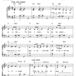 Leonard Bernstein Some Other Time (from On The Town) Musik Noten - Easy Piano - 91317-0