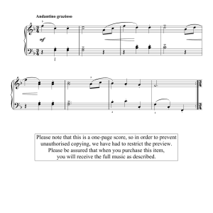 Leopold Mozart Minuet Musik Noten - Easy Piano - 123780-0