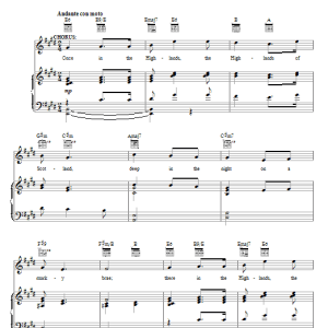 Lerner & Loewe Prologue Musik Noten - Piano, Vocal & Guitar Chords - 71731-0