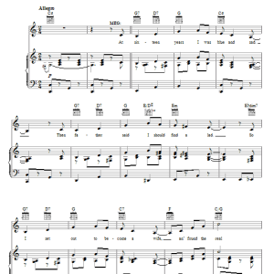 Lerner & Loewe The Love Of My Life Musik Noten - Piano, Vocal & Guitar Chords - 71720-0