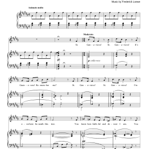 Lerner & Loewe The Simple Joys Of Maidenhood Musik Noten - Piano & Vocal - 29705-0