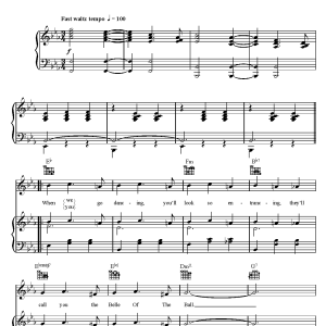Leroy Anderson Belle Of The Ball Musik Noten - Piano Solo - 153476-0