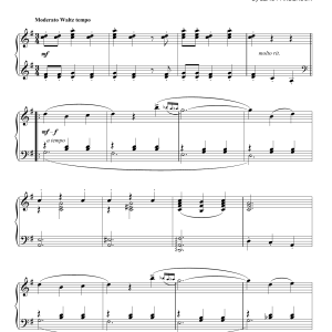 Leroy Anderson The Waltzing Cat Musik Noten - Piano Solo - 160675-0