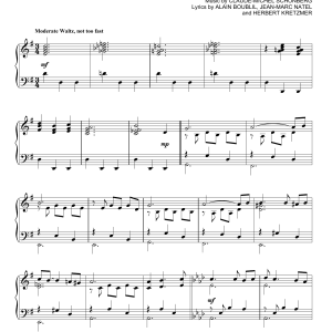 Les Miserables (Musical) A Heart Full Of Love Musik Noten - Piano Solo - 90857-0