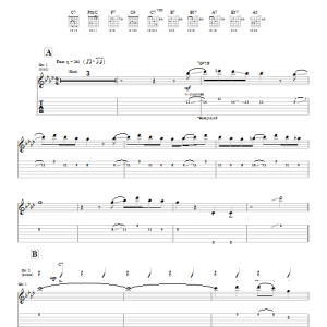 Les Paul Caravan Musik Noten - Guitar Tab - 26276-0