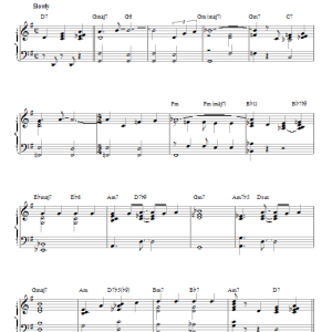 Les Paul & Mary Ford How High The Moon Musik Noten - Piano Solo - 95475-0