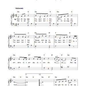 Leslie Bricusse Feeling Good Musik Noten - Piano Solo - 18722-0