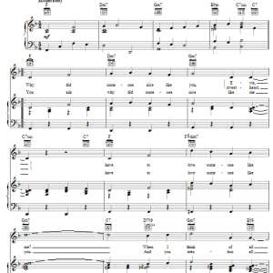 Leslie Bricusse Someone Nice Like You Musik Noten - Piano, Vocal & Guitar Chords - 58093-0