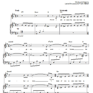 Leslie Bricusse Summertime In Bergerac Musik Noten - Piano, Vocal & Guitar Chords - 56553-0