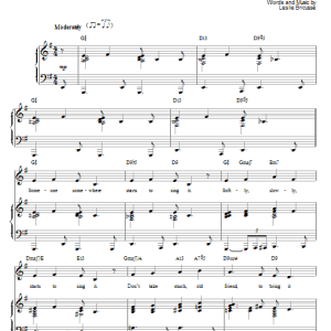 Leslie Bricusse The Eleven O'Clock Song Musik Noten - Piano, Vocal & Guitar Chords - 56530-0