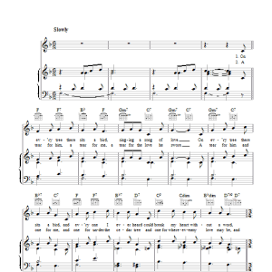 Leslie Caron Hi-Lili, Hi-Lo Musik Noten - Piano, Vocal & Guitar Chords - 103557-0
