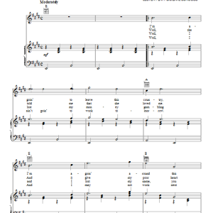 Lester Flatt I Ain't Goin' To Work Tomorrow Musik Noten - Piano, Vocal & Guitar Chords - 95540-0