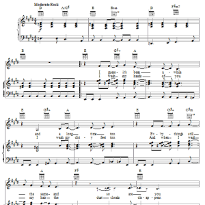 Letters To Cleo Awake Musik Noten - Piano, Vocal & Guitar Chords - 16605-0