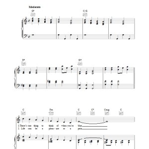 Lew Brown Sunny Side Up Musik Noten - Piano, Vocal & Guitar Chords - 36156-0