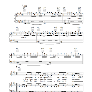 Liberty X Being Nobody Musik Noten - Piano, Vocal & Guitar Chords - 33589-0