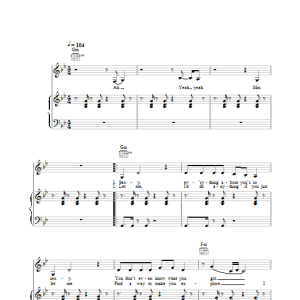 Liberty X Just A Little Musik Noten - Piano, Vocal & Guitar Chords - 26630-0