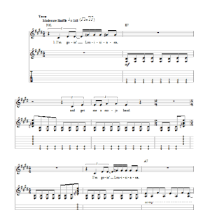 Lightnin' Hopkins Mojo Hand Musik Noten - Guitar Tab - 82447-0
