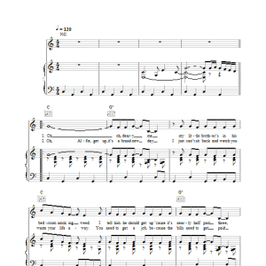 Lily Allen Alfie Musik Noten - Piano, Vocal & Guitar Chords - 35887-0