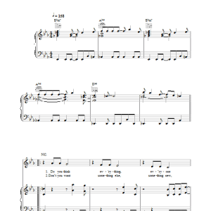 Lily Allen Everything's Just Wonderful Musik Noten - Piano, Vocal & Guitar Chords - 35885-0
