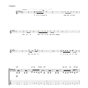 Limp Bizkit My Generation Musik Noten - Bass Guitar Tab - 32382-0