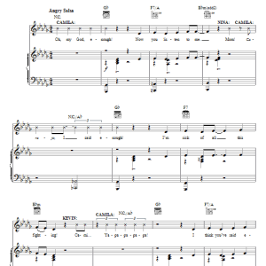 Lin-Manuel Miranda Enough (from In The Heights: The Musical) Musik Noten - Piano, Vocal & Guitar Chords - 66690-0